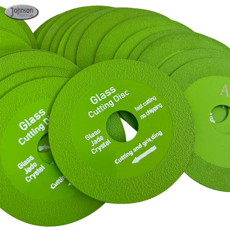 Johnson Tools 4" Grüne ultradünne Jade-Glasschneider-Diamant-Marmorsägeblatt, Schneidscheibe für Keramikfliesen und Glas 5