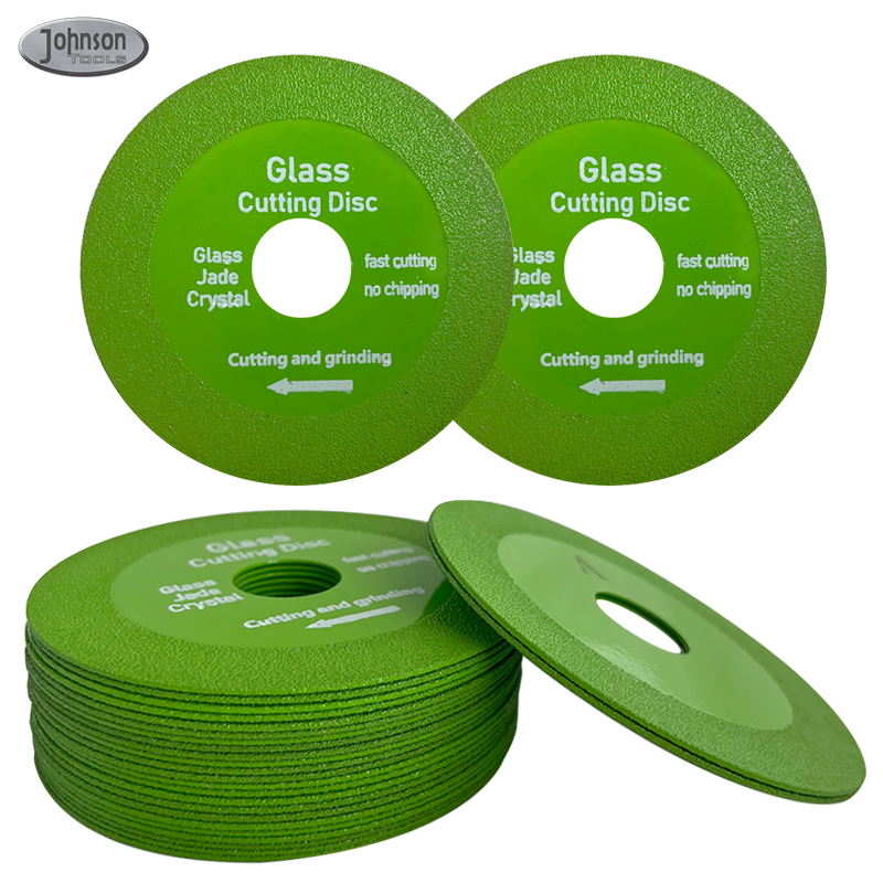 Johnson Tools 4" Grüne ultradünne Jade-Glasschneider-Diamant-Marmorsägeblatt, Schneidscheibe für Keramikfliesen und Glas 3