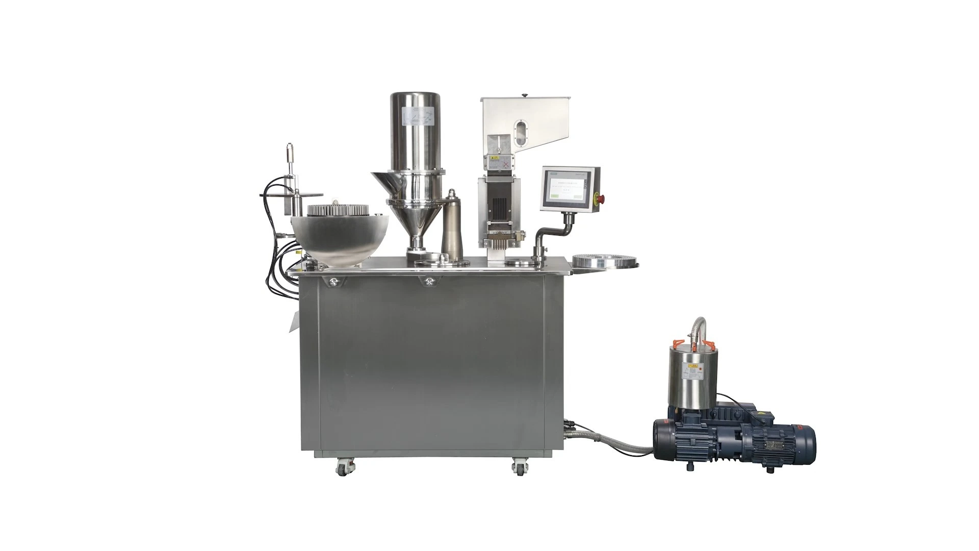 Semi-automatic capsule filler with double loaders 1