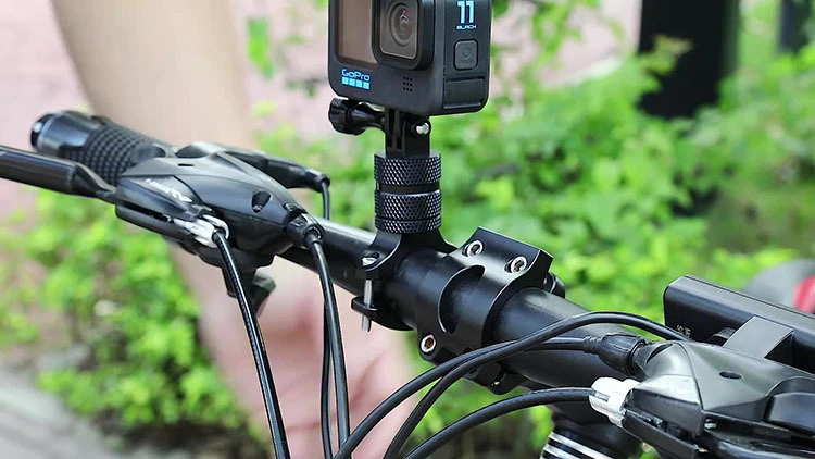 Szsmilin Action Camera Mount para sa Bike Bicycle Motorbike Motorcycle Handlebar GoPro Holder 1
