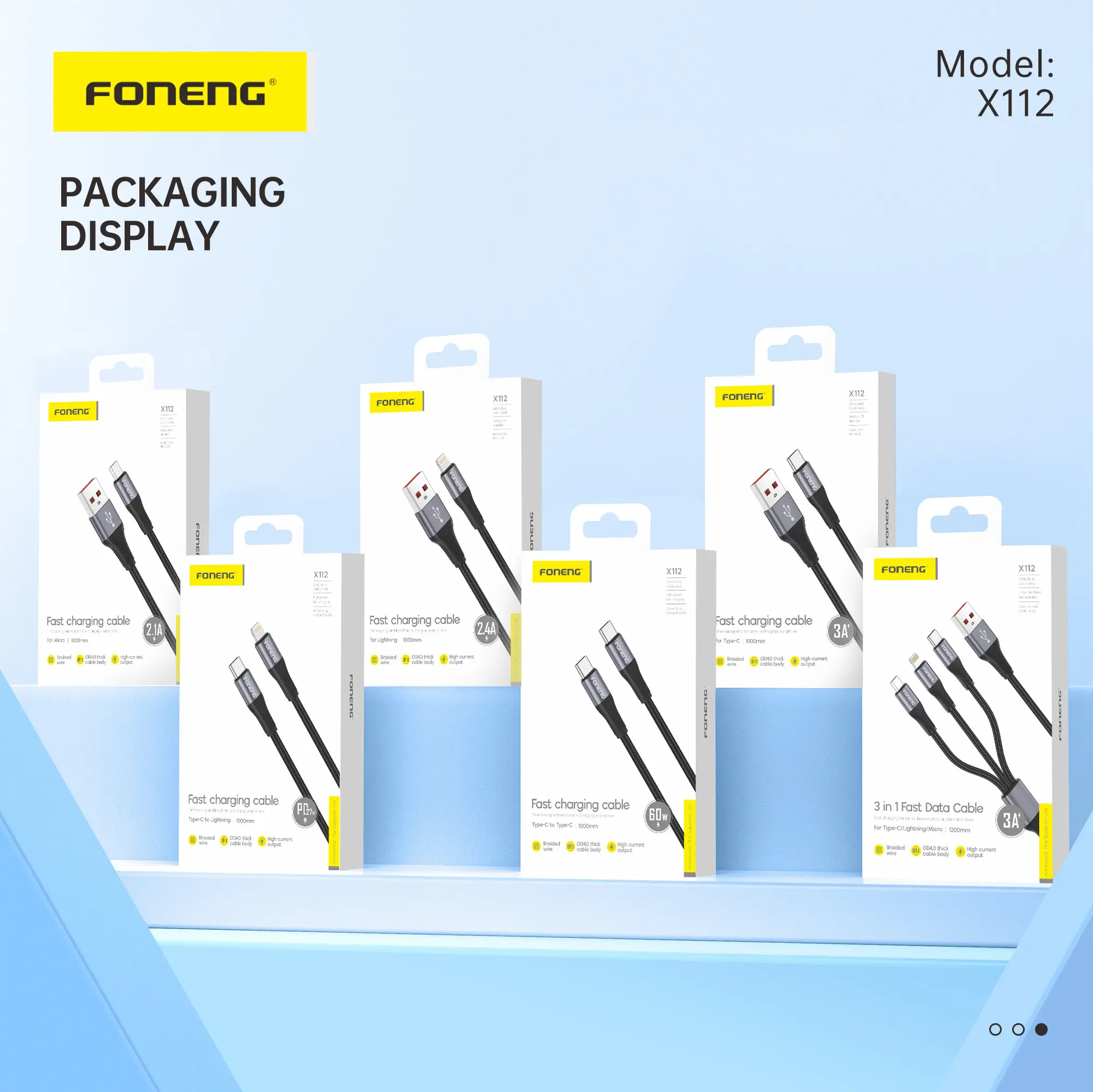 FONENG Micro Usb Data Transfer Cable Supply 6