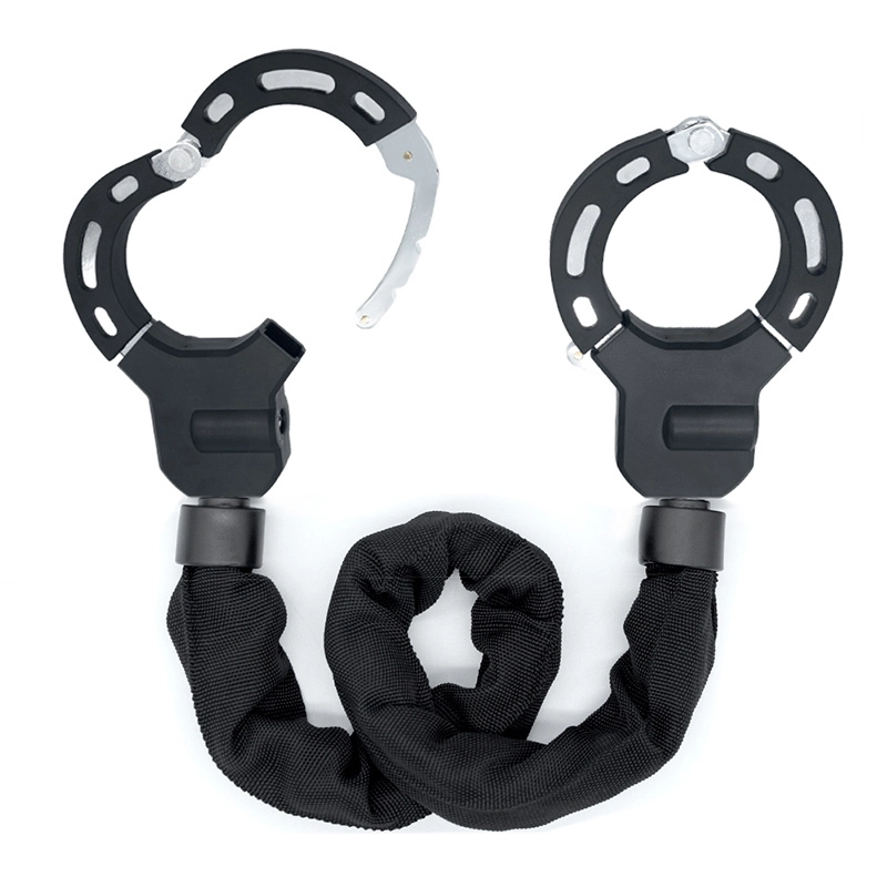 Handcuff lock high-tech A3 steel square chain with PA cloth YMHL02 1