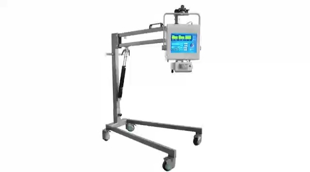 How to use the portable digital x-ray machine ?