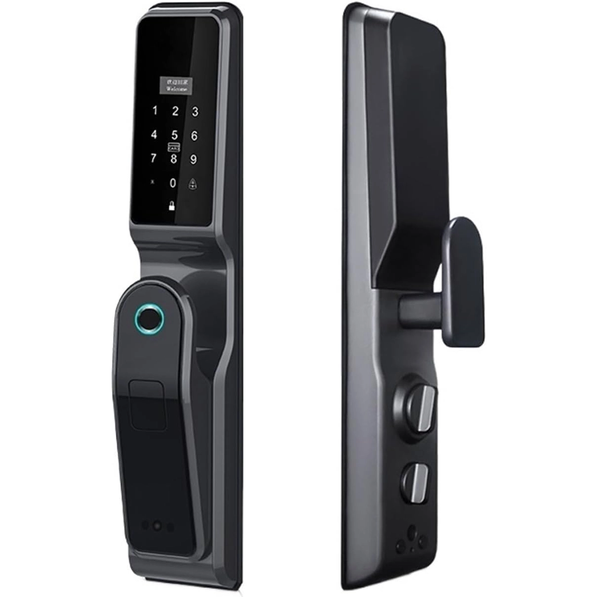 TUYA Smart Door Lock with WiFi Surveillance Camera Wireless Fingerprint Compatibility and Automatic Locking YMSDL65 1