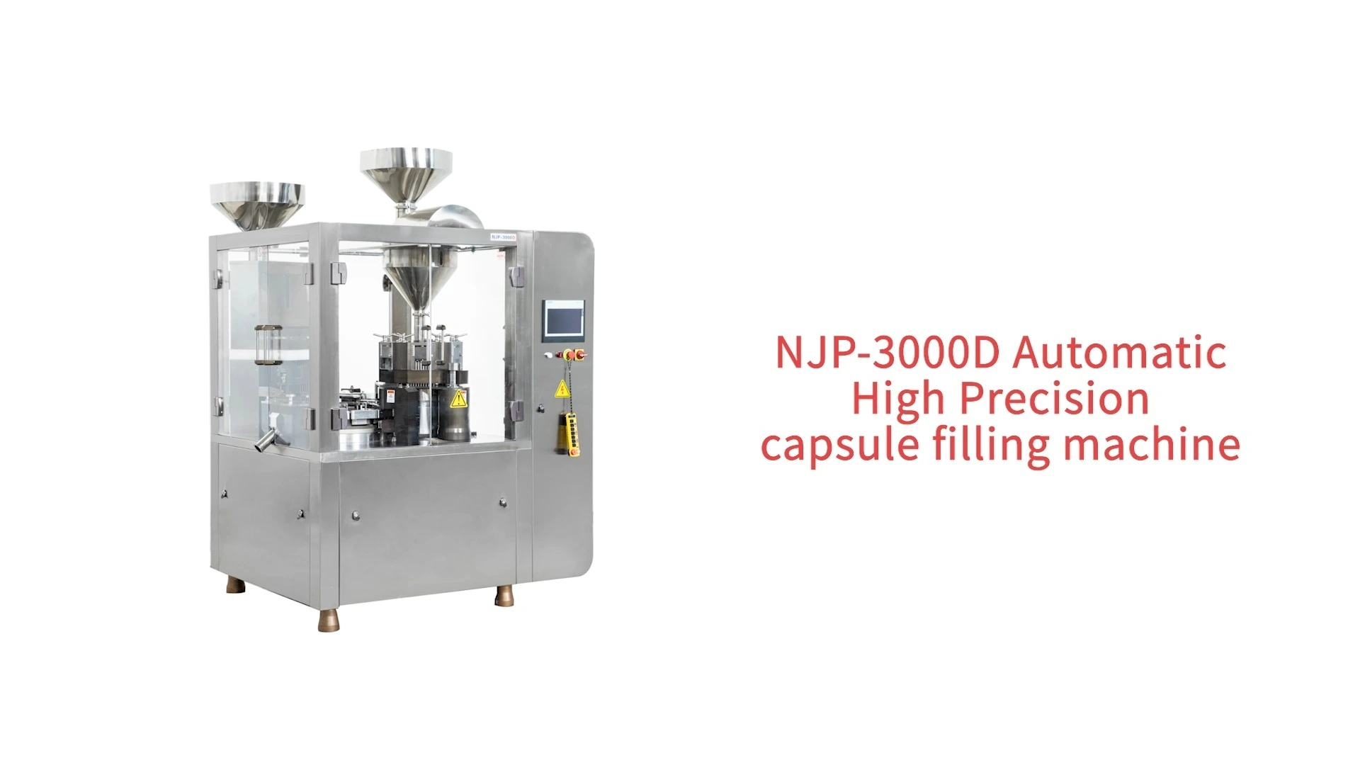 Máquina de enchimento dura automática completa da cápsula do comprimido do escudo da precisão alta para a pelota NJP-3000D do grânulo do pó de enchimento 1