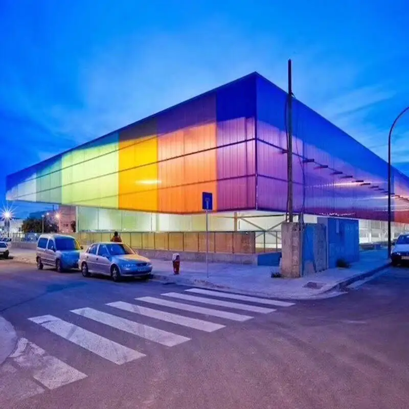 Lámina de policarbonato transparente Mclpanel Lámina de policarbonato transparente Lámina de aluminio 7