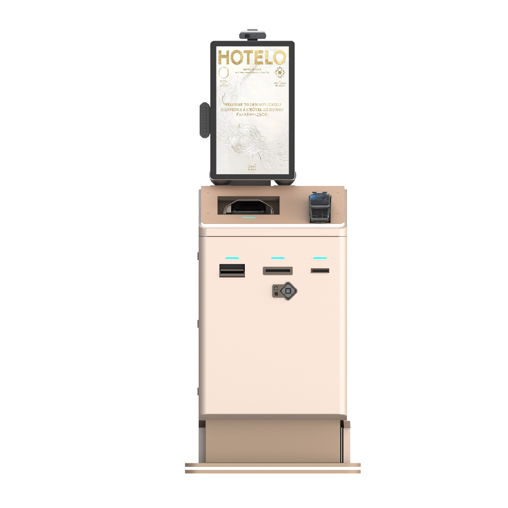 21.5-inch Vertical Smart Self-Service Kiosk for Hotel Check-in 4