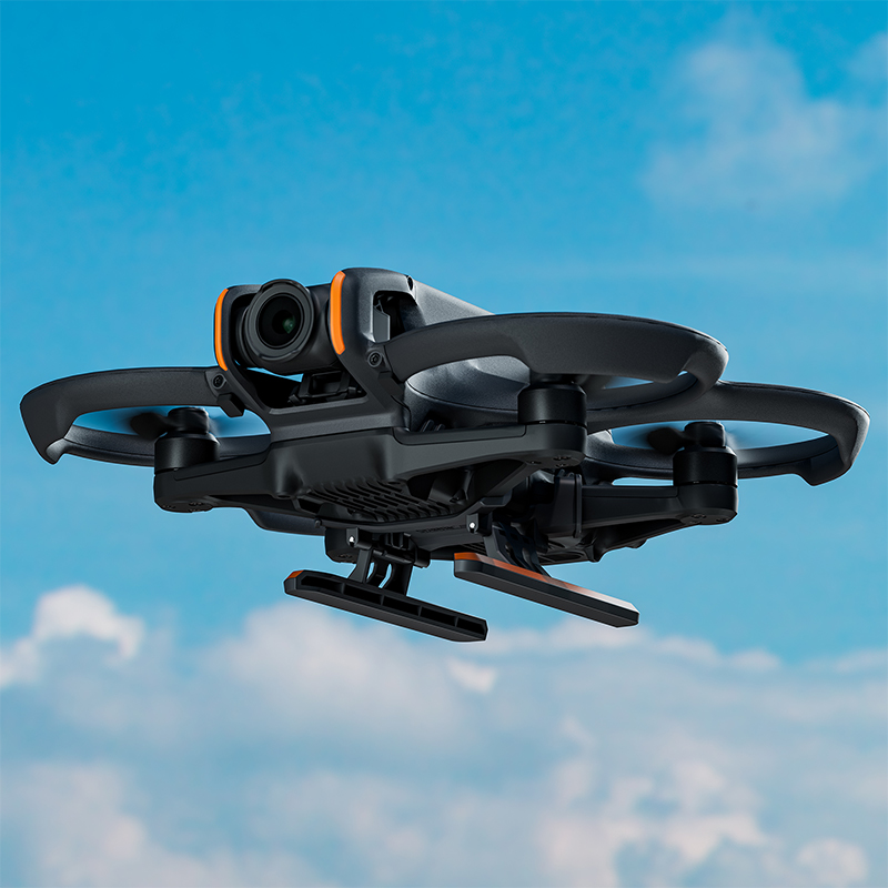 适用于 DJI Avata 2 的 STARTRC 扩展起落架（黑色和橙色） 3