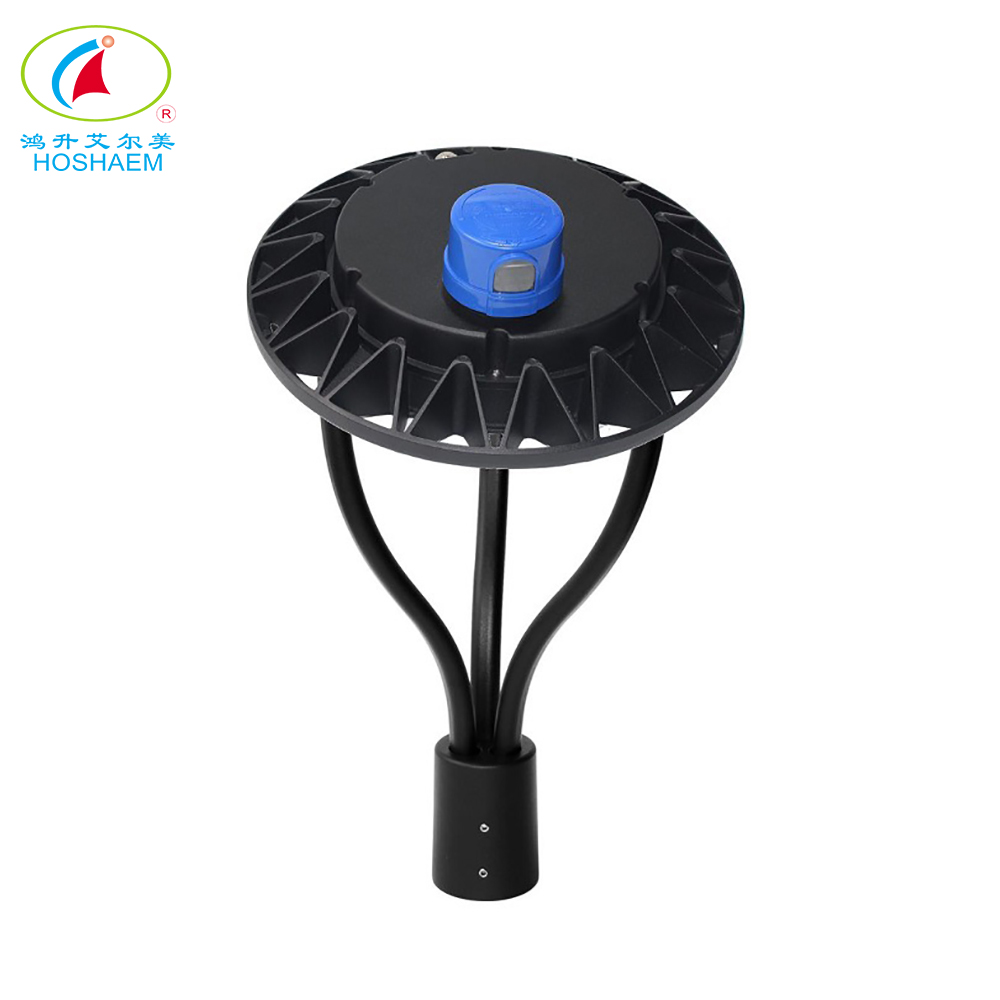 Hongsheng HOSHAEM Luzes de jardim 60W Interruptor de detecção de luz inteligente preto Fabricante de iluminação IP65 5