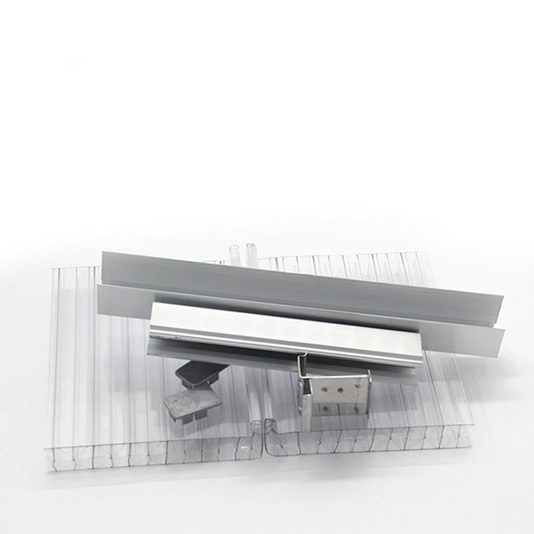 Interlocking Polycarbonate Hollow Sheets 20MM 25MM សម្រាប់ដំបូលដំបូល 7