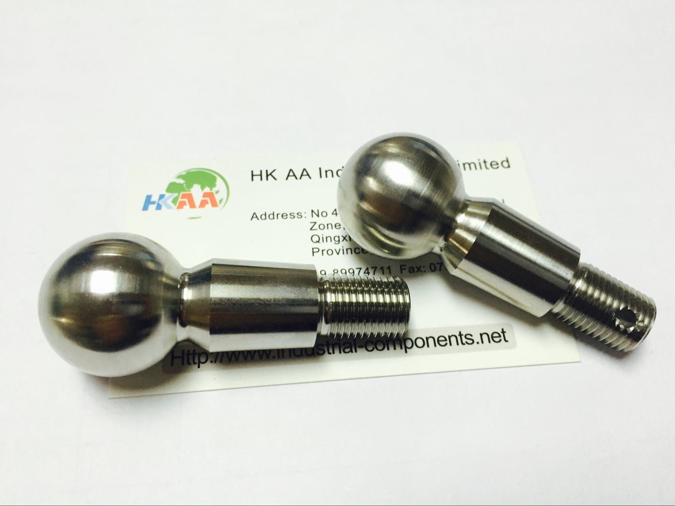 Customized High Quality CNC Lathe Turning Titanium Ball Stud Fasteners 5