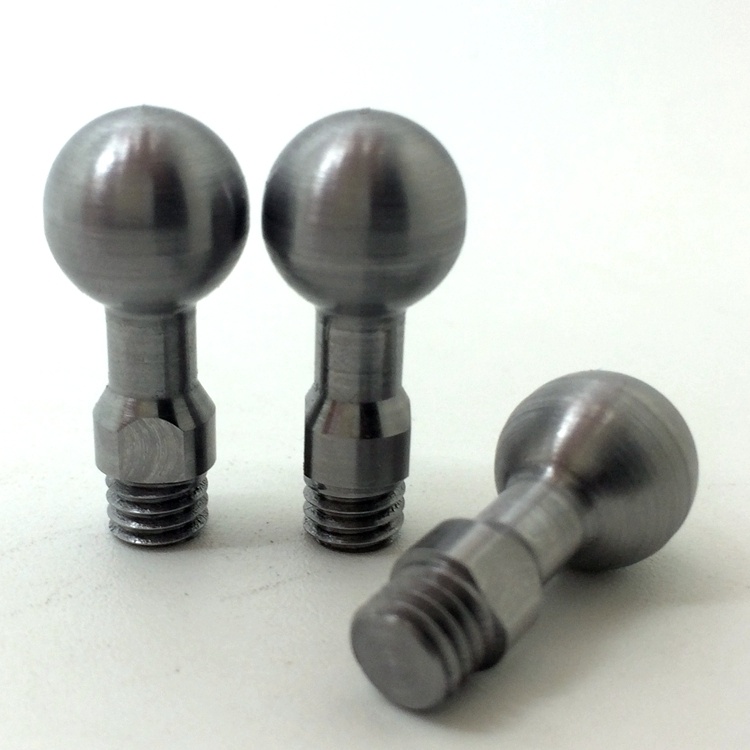 Customized High Quality CNC Lathe Turning Titanium Ball Stud Fasteners 2