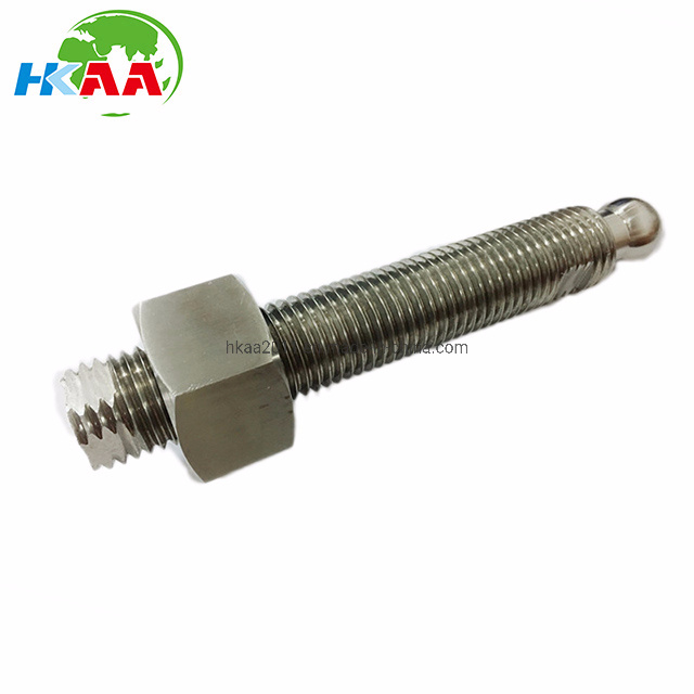 Customized High Quality CNC Lathe Turning Titanium Ball Stud Fasteners 1