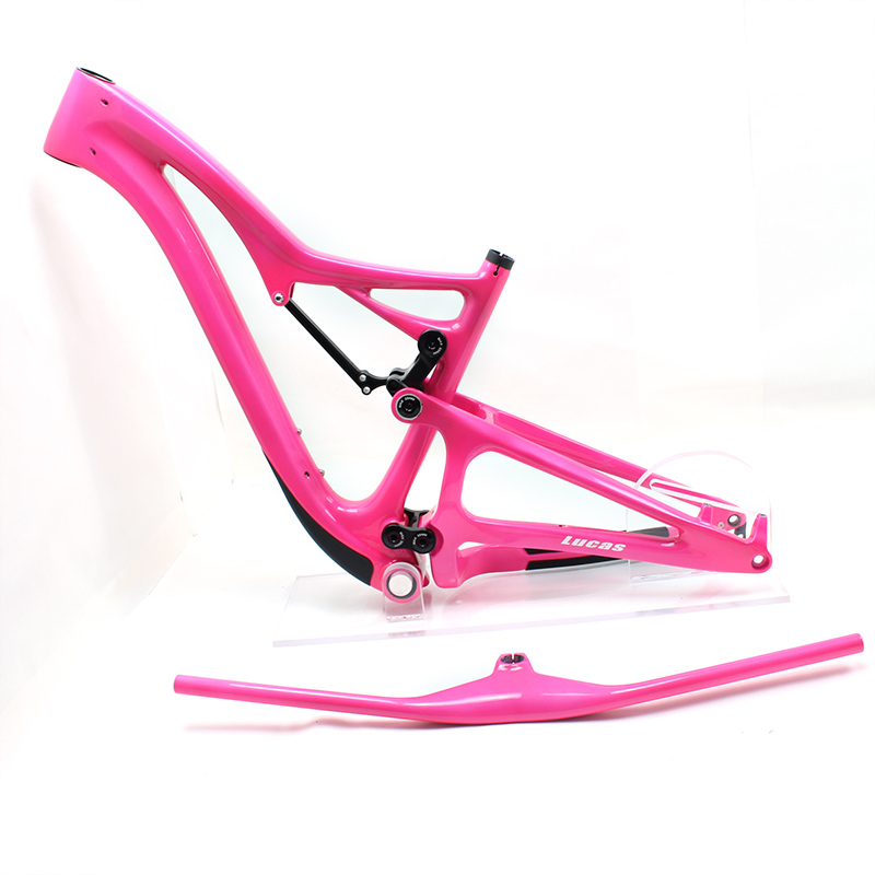 Quadro de bicicleta enduro com suspensão total de fibra de carbono 29ER 7