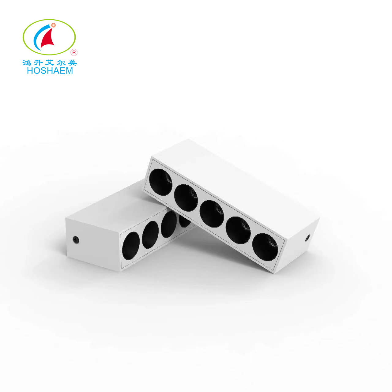 Hongsheng HOSHAEM LED شواء ضوء خطي 10W تركيبات إضاءة معمارية منزلية مثبتة على السطح مصنعي الإضاءة الخطية 1