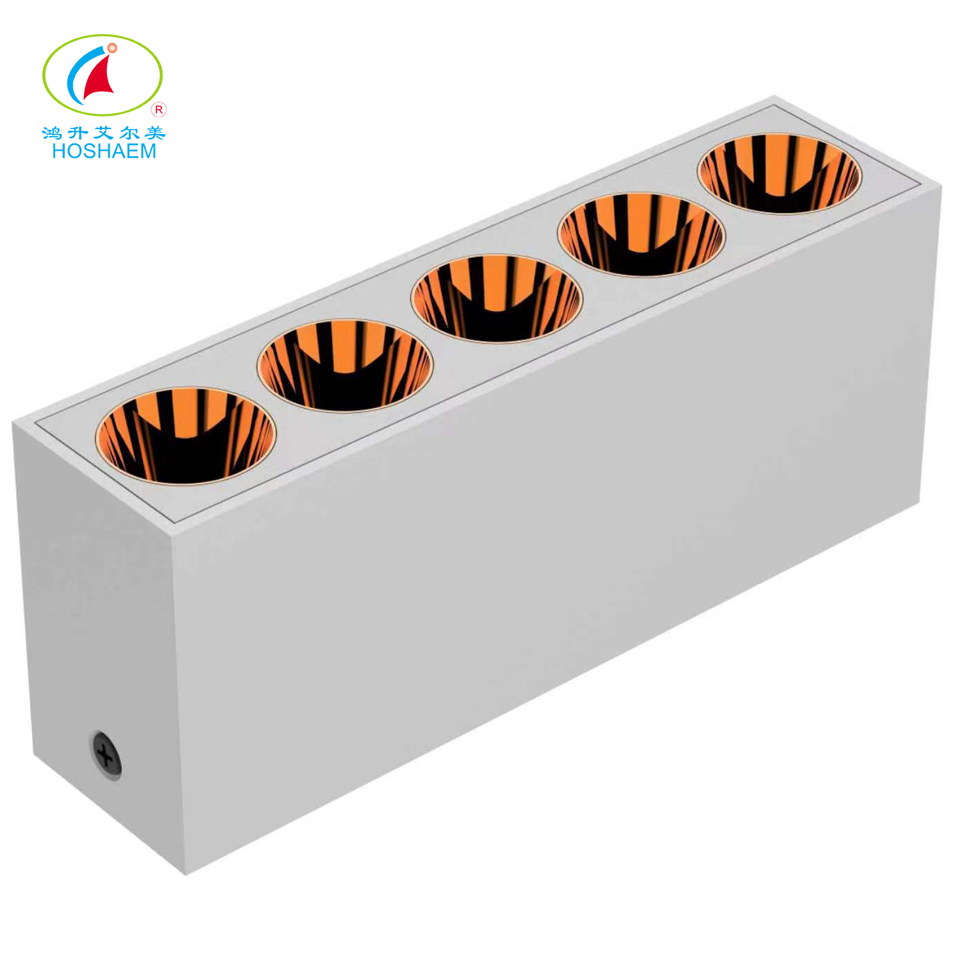 Hongsheng HOSHAEM LED شواء ضوء خطي 10W تركيبات إضاءة معمارية منزلية مثبتة على السطح مصنعي الإضاءة الخطية 4