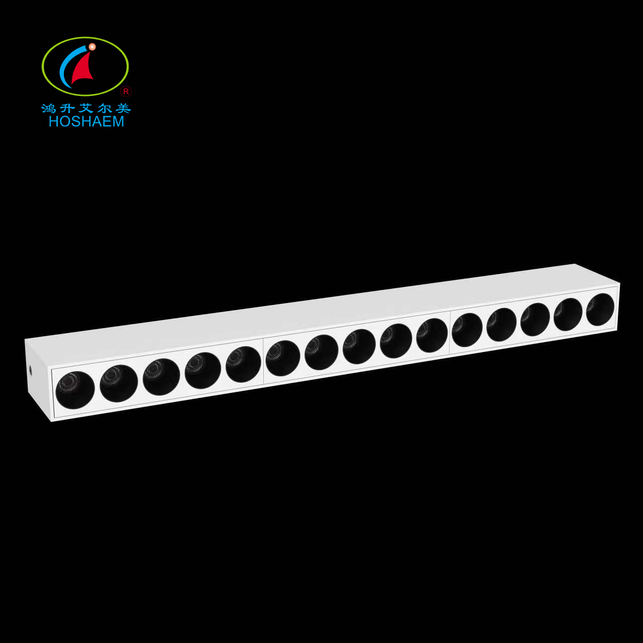 Hongsheng HOSHAEM LED شواء ضوء خطي 10W تركيبات إضاءة معمارية منزلية مثبتة على السطح مصنعي الإضاءة الخطية 5