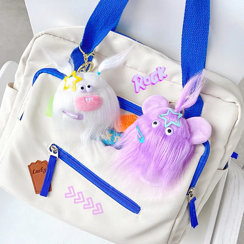 Fluffy Teddy Bear Keyring by RanHong 4