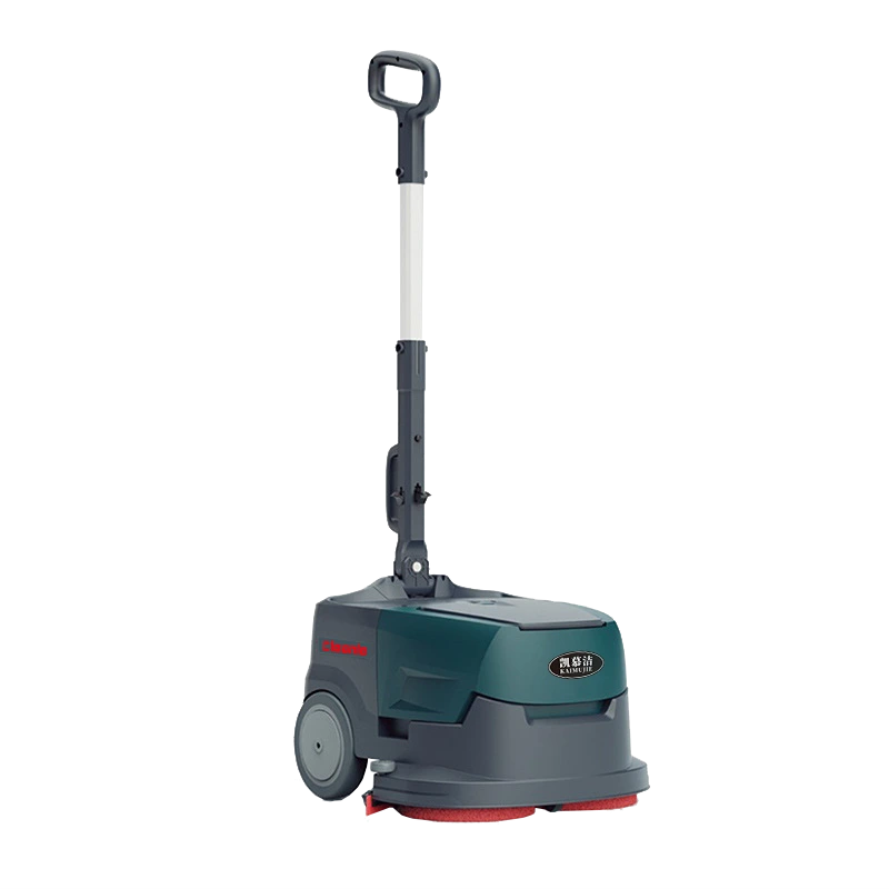 Lithium Battery Powered Mini Vertical Floor Scrubber 1