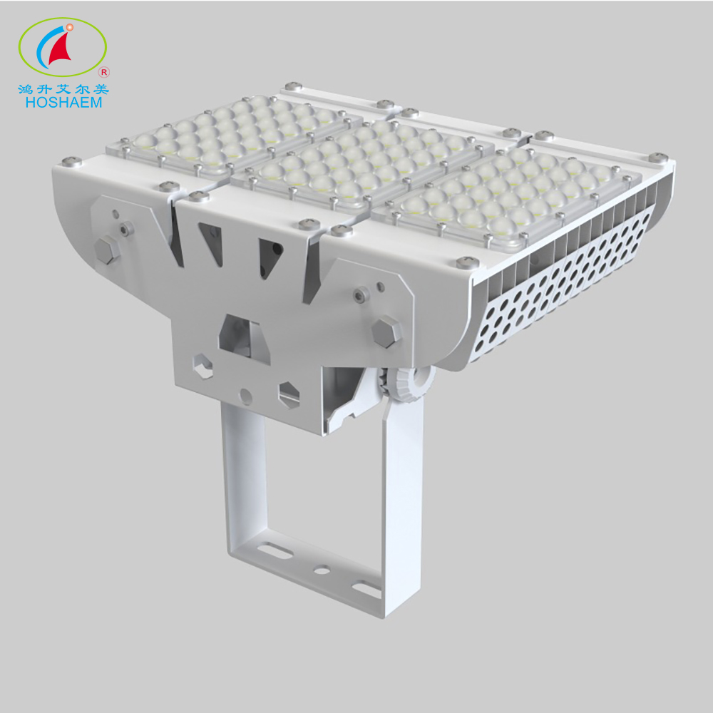 Hongsheng HOSHAEM LED Luzes de inundação para estádio 100W IP65 à prova d'água 13600lm 6000K Luz do dia Branca Fabricantes de iluminação externa 3