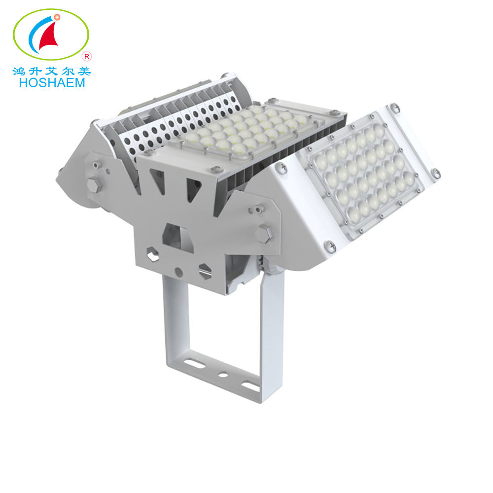 Hongsheng HOSHAEM LED Luzes de inundação para estádio 100W IP65 à prova d'água 13600lm 6000K Luz do dia Branca Fabricantes de iluminação externa 5