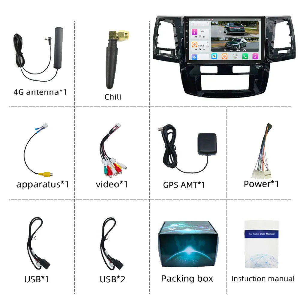Custom Car Media Player with Bluetooth Company 3