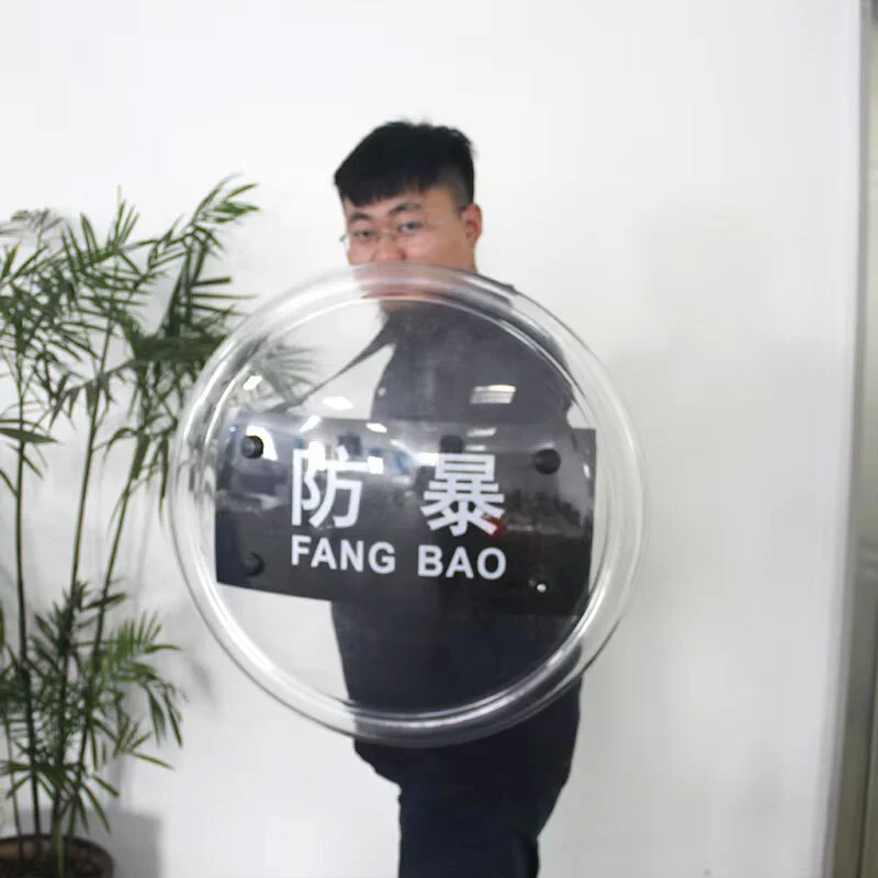 Tactical combat polycarbonate riot shield para sa control protective equipment 1