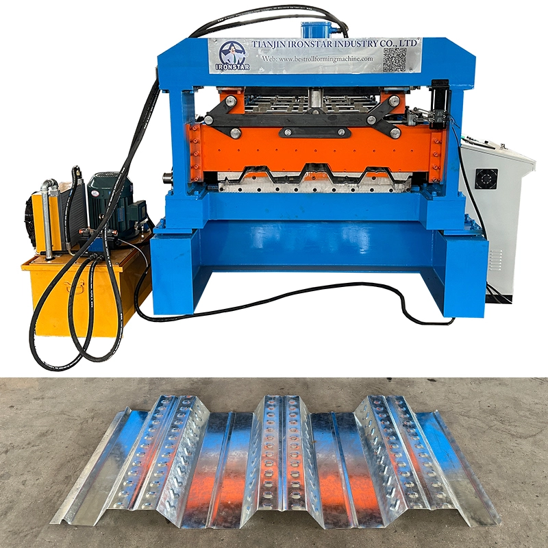 IRONSTAR 2.5 inch Floor deck roll forming machine in America 1