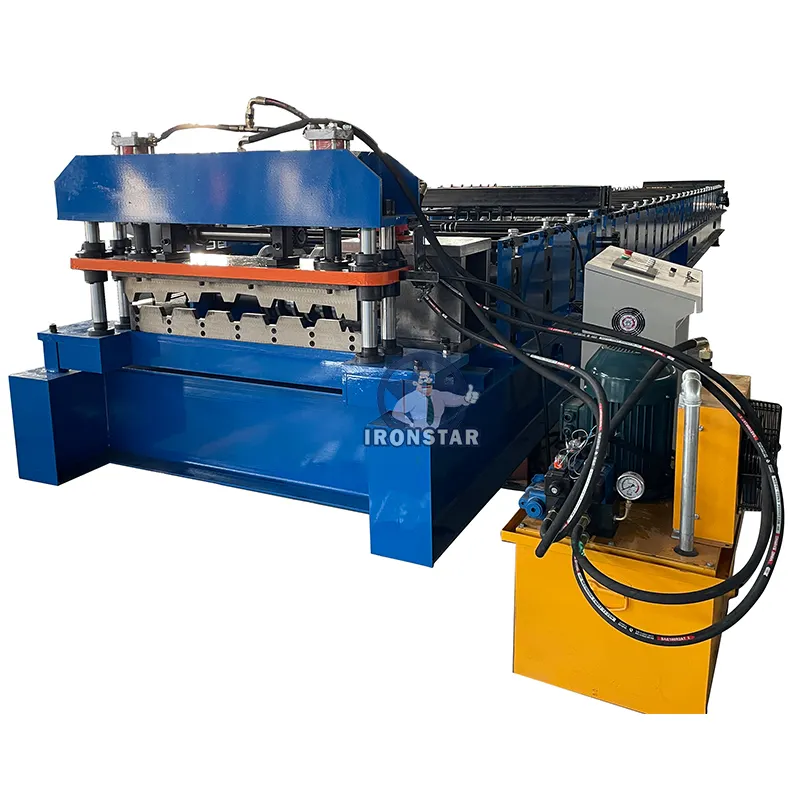 IRONSTAR Metal Deck Roll Forming Machine D/a Metal Deck Roll Forming Machinecompany 3