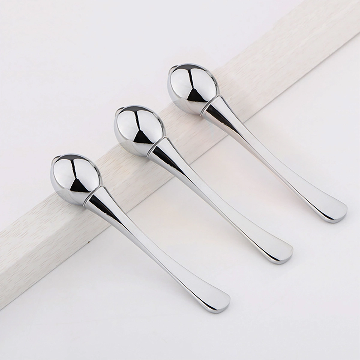 Rotatable Single Ball Spoon Cosmetic Spatula High Quality facial spoons Makeup Application  Scooping Tool Durable  Hygienic Beauty Accessory 1