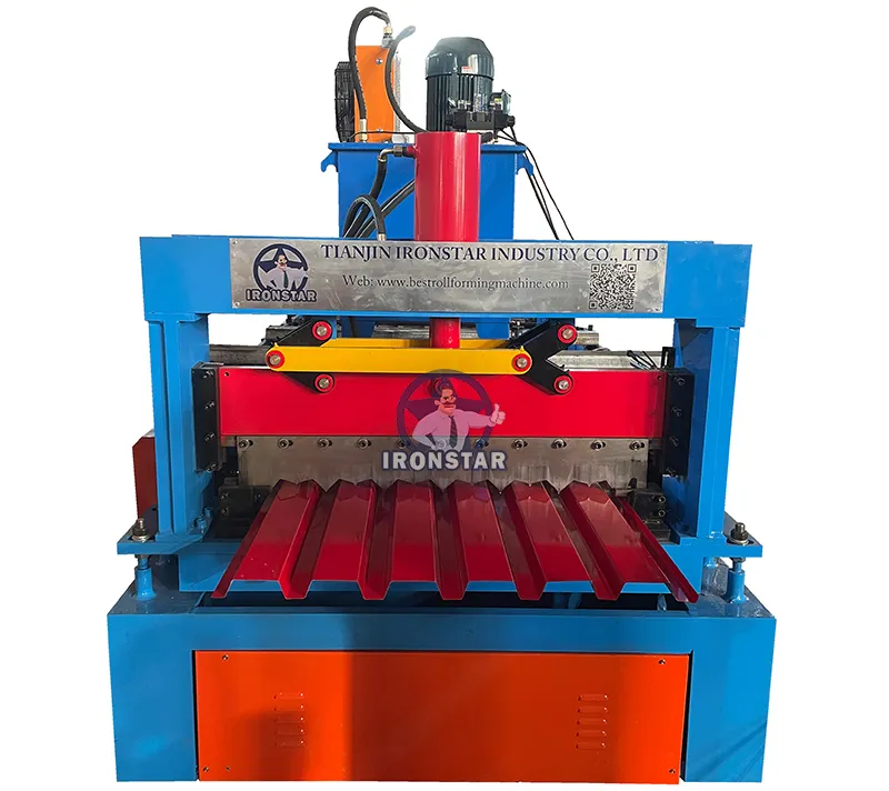 For Prefabricated Containers Floor Deck Roll Forming Machine D/P by IRONSTAR 4