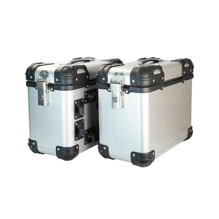 Maletín lateral para motocicleta de 36L, caja lateral trasera, par de almacenamiento de equipaje 1