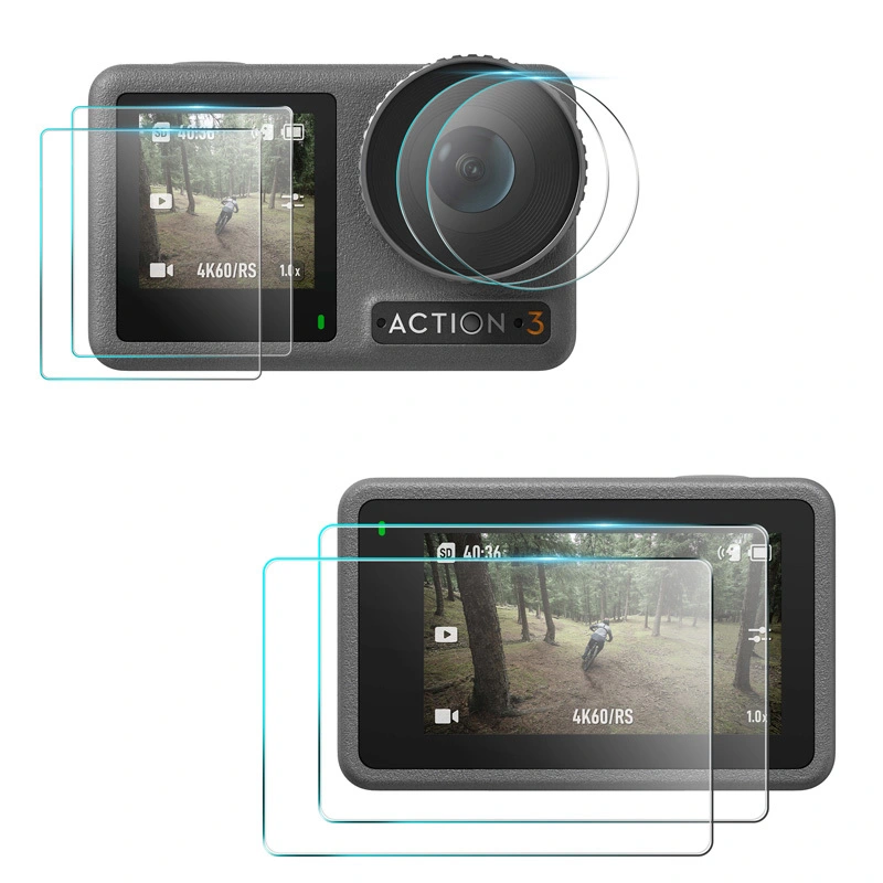 Película de vidrio templado STARTRC para DJI Action 3 （2 juegos） 1