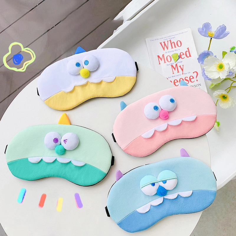 Bucktooth Monster Shade Sleep Eye Mask Children Adult Ice Pack Eye Mask Wholesale Small Gifts RANHONG 1