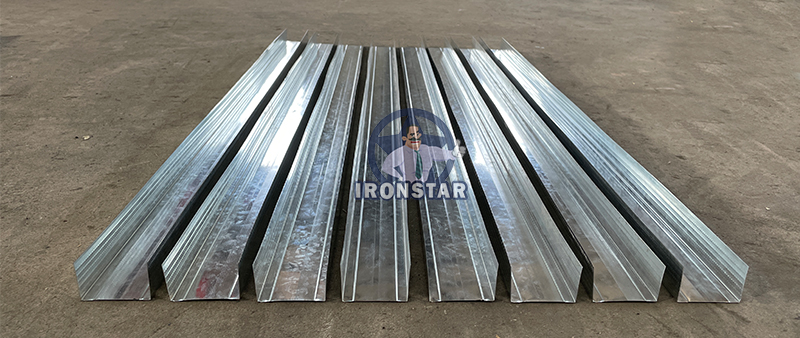 IRONSTAR high speed 48MM U track roll forming machine  in Senegal 4