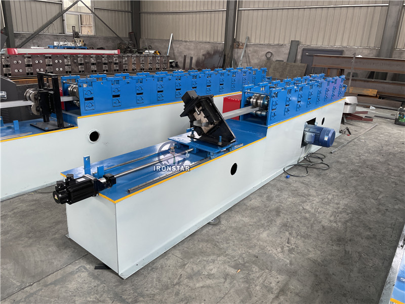 IRONSTAR high speed 48MM U track roll forming machine  in Senegal 3