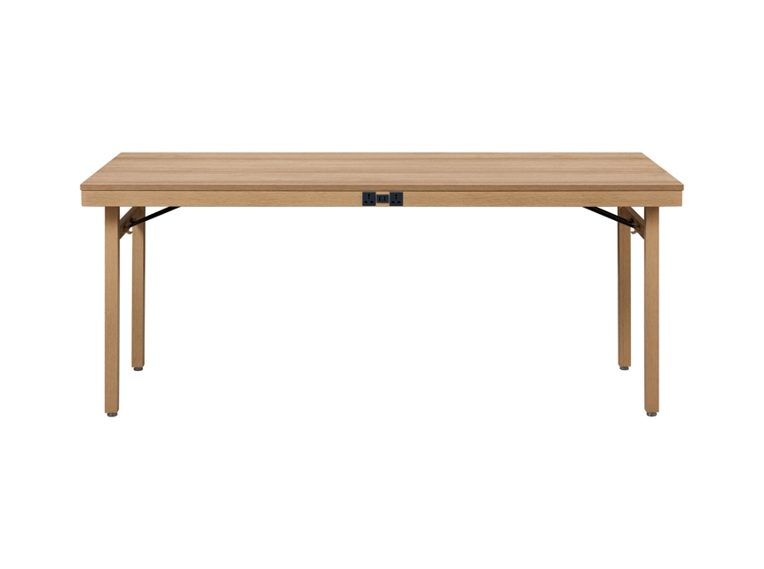 Wood Look Steel Hotel Conference Table With Power Outlets GT762 Yumeya 1