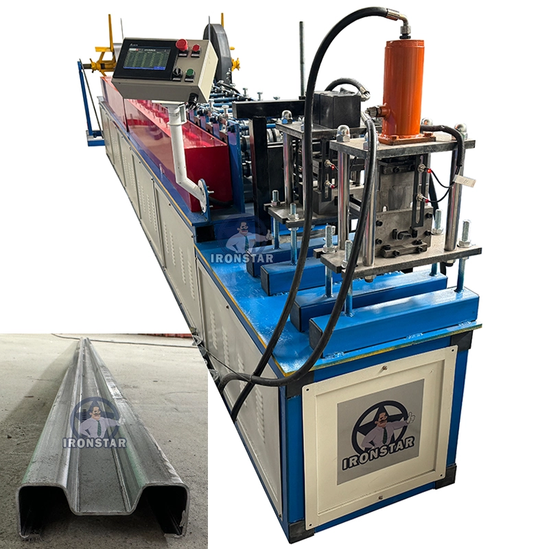 M shape channel roll forming machine in Korea 1