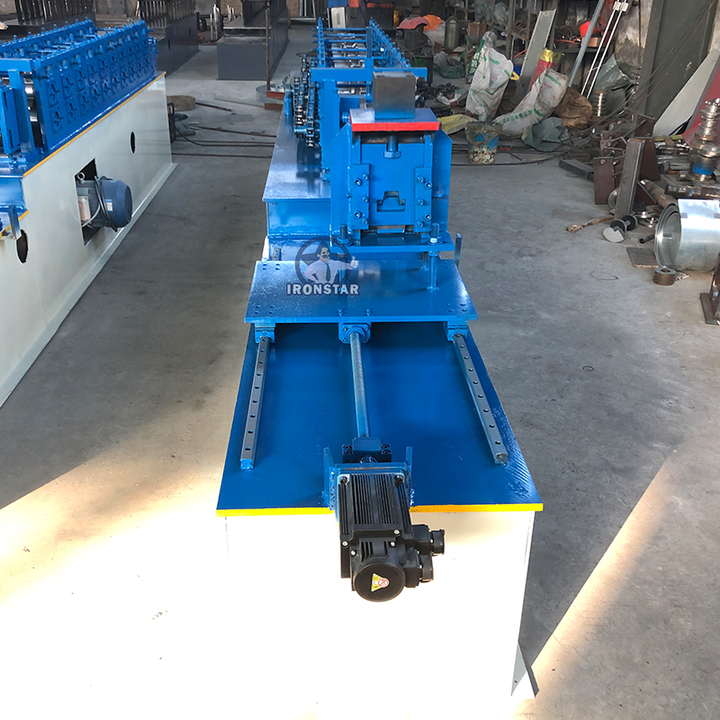IRONSTAR 30-50 m/min fast speed Omega Furring Channel roll forming machine in Zambia 3