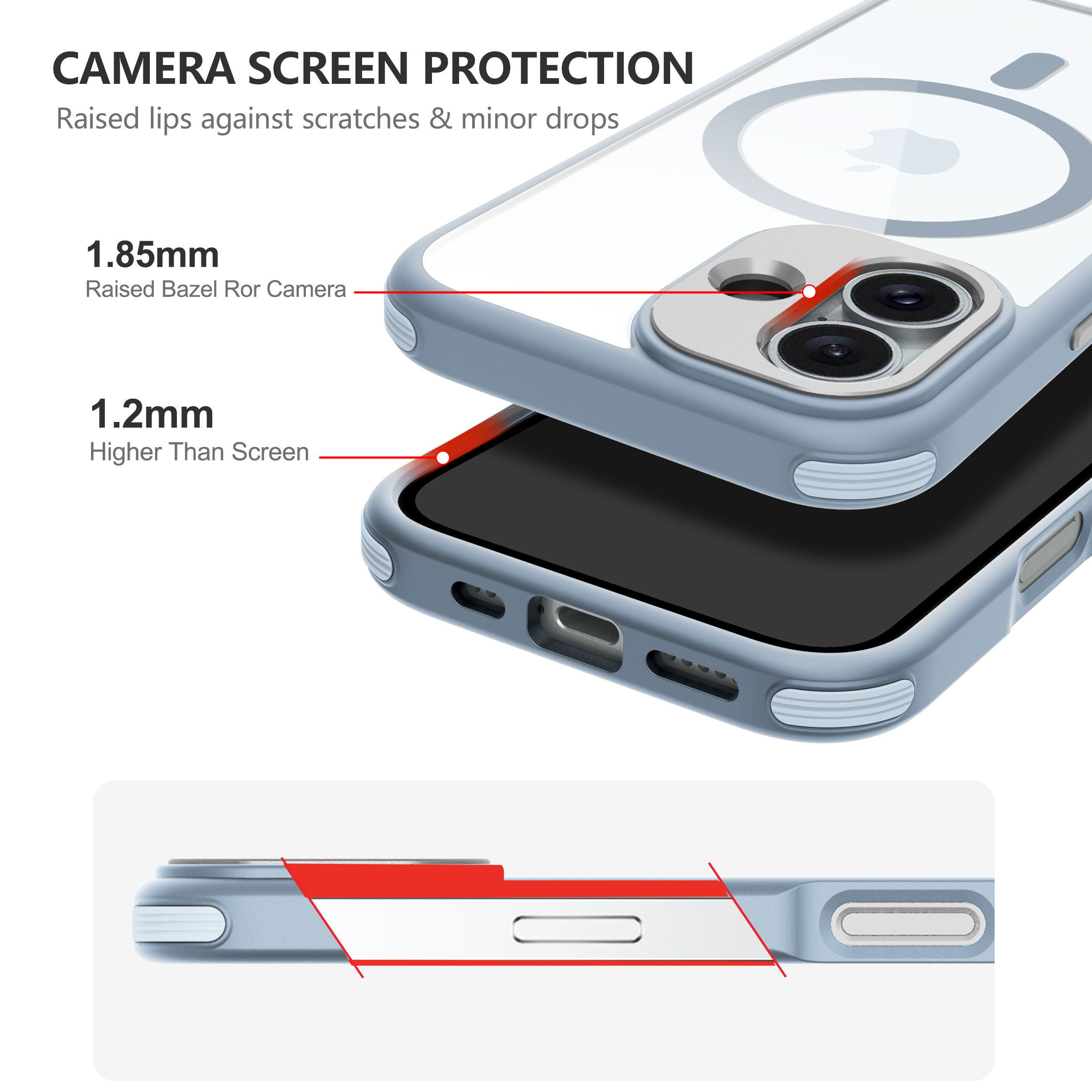Neue stoßfeste TPE-Stoßschutzhüllen für die iPhone 16-Serie 10