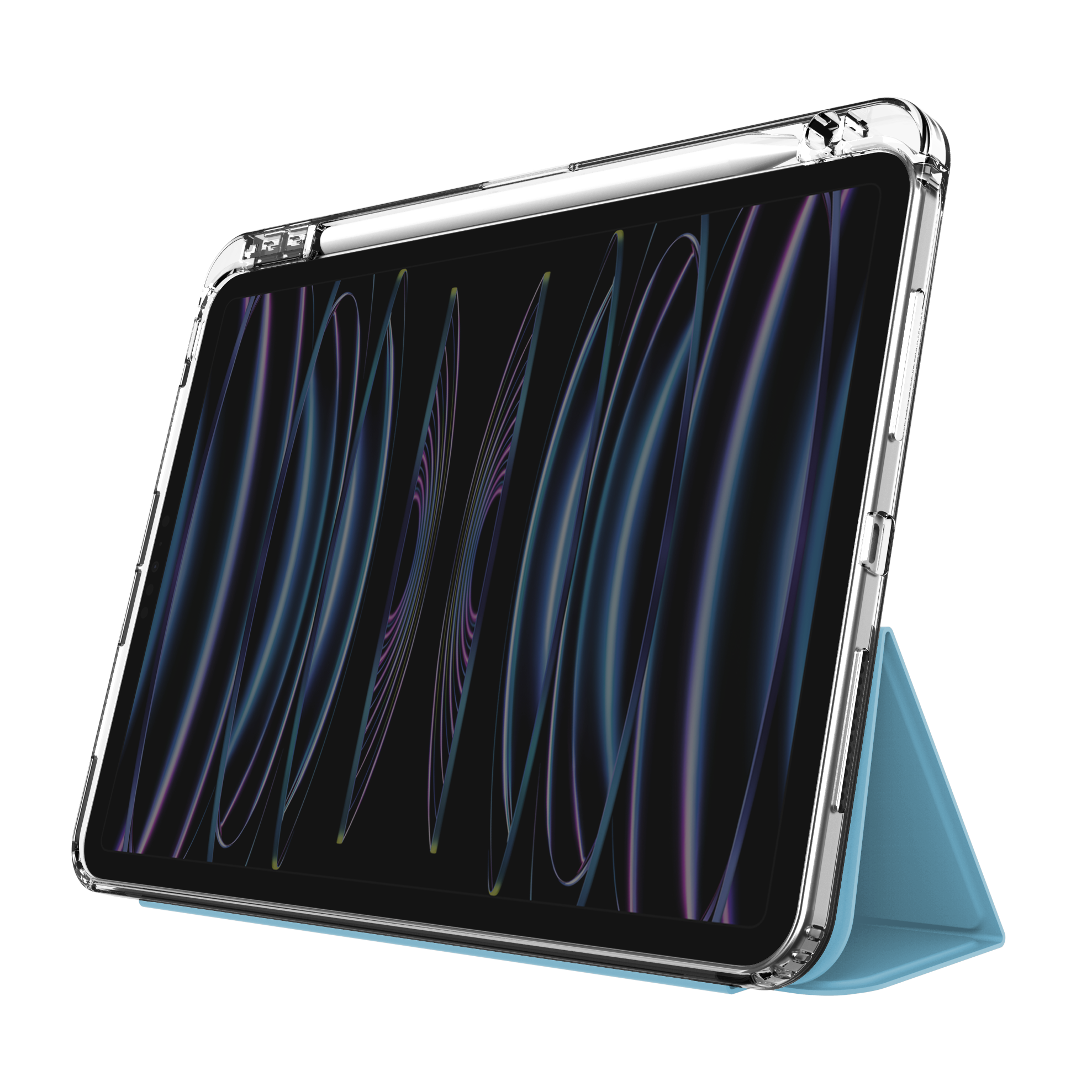 Étui Premium pour nouvel iPad 2024, étui Transparent anti-rayures avec coin de rebond pour iPad Air 11 13 6/5 iPad pro 11, housse en cuir 7