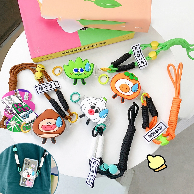 Small Crossbody Lift a Chestnut Series Sweating Particle Mobile Phone Back Clip Shoulder Cute Cartoon RANHONG 1