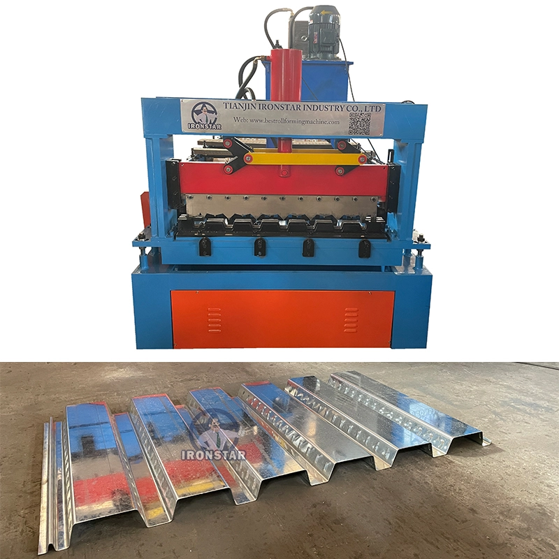 IRONSTAR 1.5 B decking floor roll forming machine in America 1