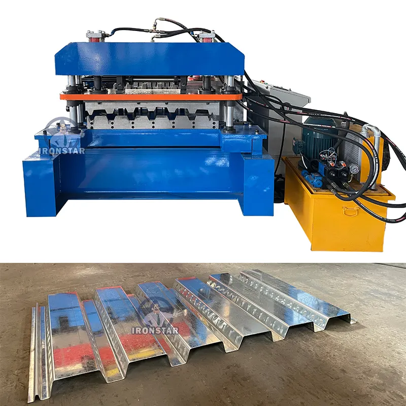 IRONSTAR Metal Deck Roll Forming Machine D/a Metal Deck Roll Forming Machinecompany 2