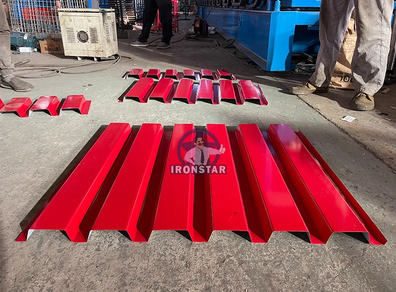 For Prefabricated Containers Floor Deck Roll Forming Machine D/P by IRONSTAR 3