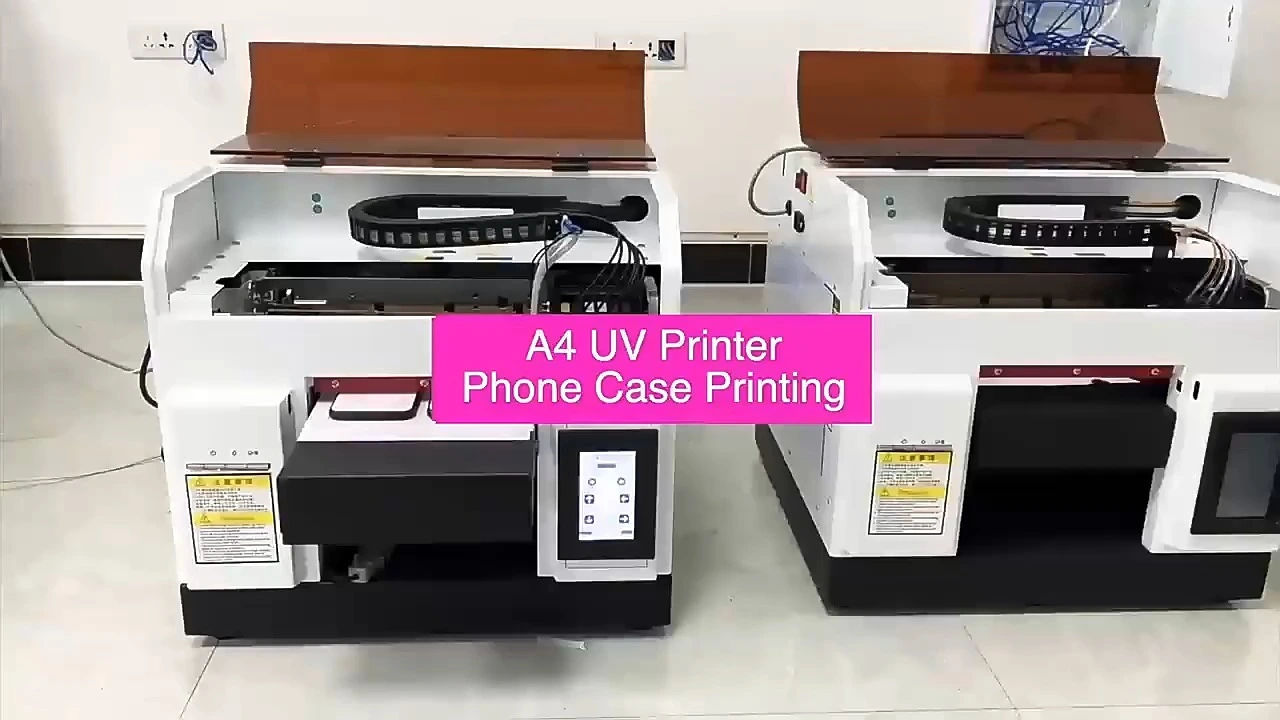 WILLDONE Smart Mini A4 UV Printer Digital Inkjet Small Desktop Printing Machine Flatbed Printer  Uv Printer For Phone Case Printing 1
