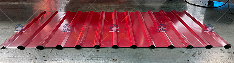IRONSTAR PBU roof panel roll forming machine in US 4