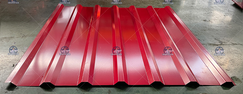 IRONSTAR PBU roof panel roll forming machine in US 3
