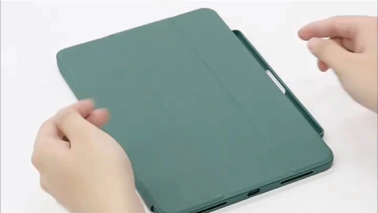 BSCI Factory Auto Sleep Wake Magnetic PU Leather Stand Smart case cover Pencil Holder For iPad Pro 11 for iPad Air 5 2024 1