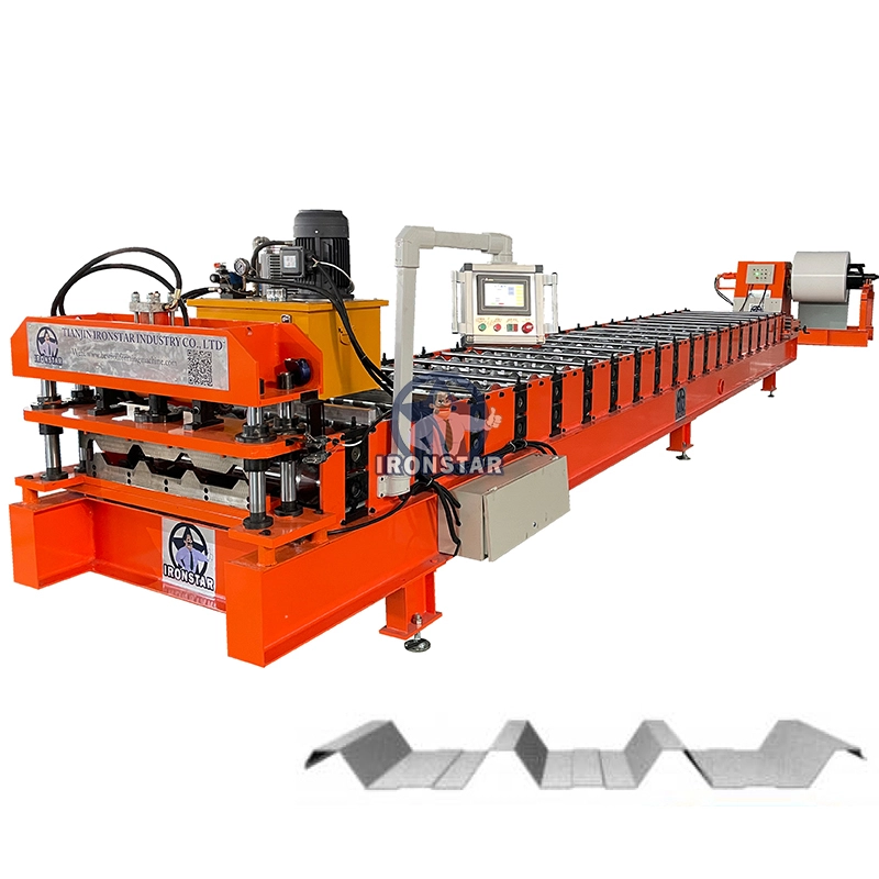 IRONSTAR 750 760 roof sheet roll forming machine in Thailand 1